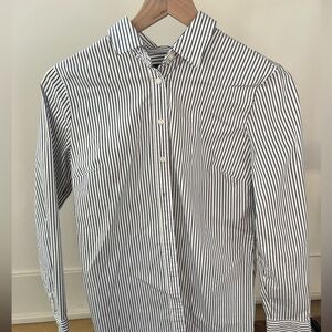 Banana Republic white and black dress shirt, button down